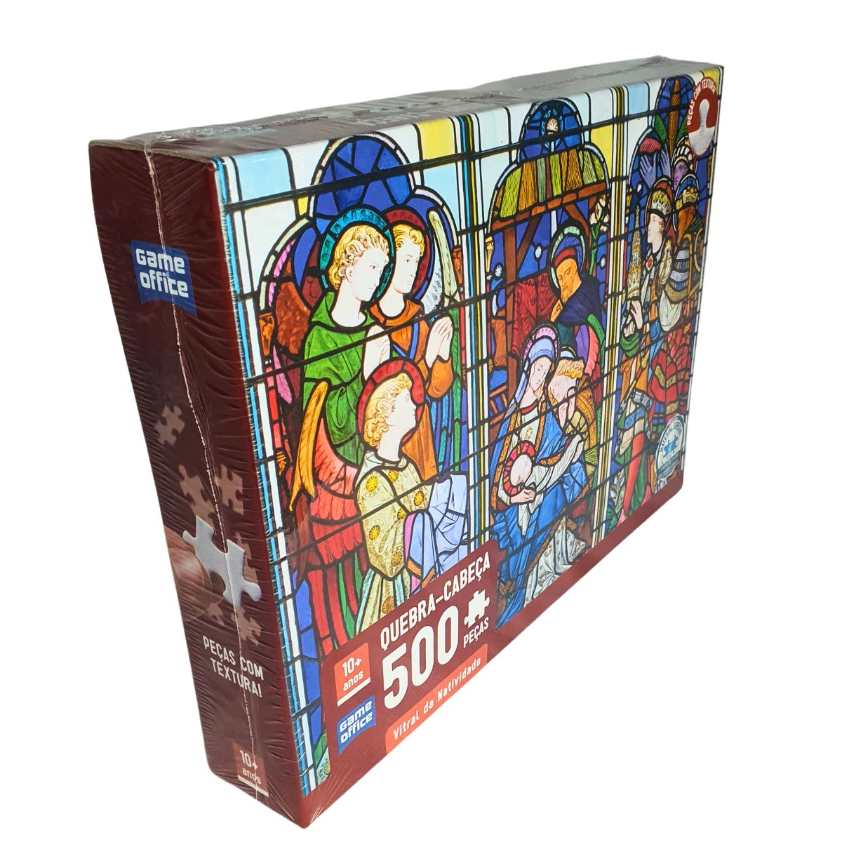 Quebra-Cabeça Toyster Vitral da Natividade 500 Peças Quebra-Cabeça Toyster Vitral da Natividade 500 Peças